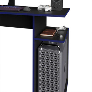 Escritorio Gamer Osaka Negro/Azul 4 Escritorio Gamer Osaka Negro/Azul